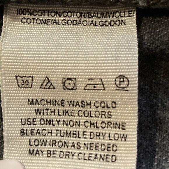 Free People Navy Blue Button Up Short Size 26 - Picture 6 of 8